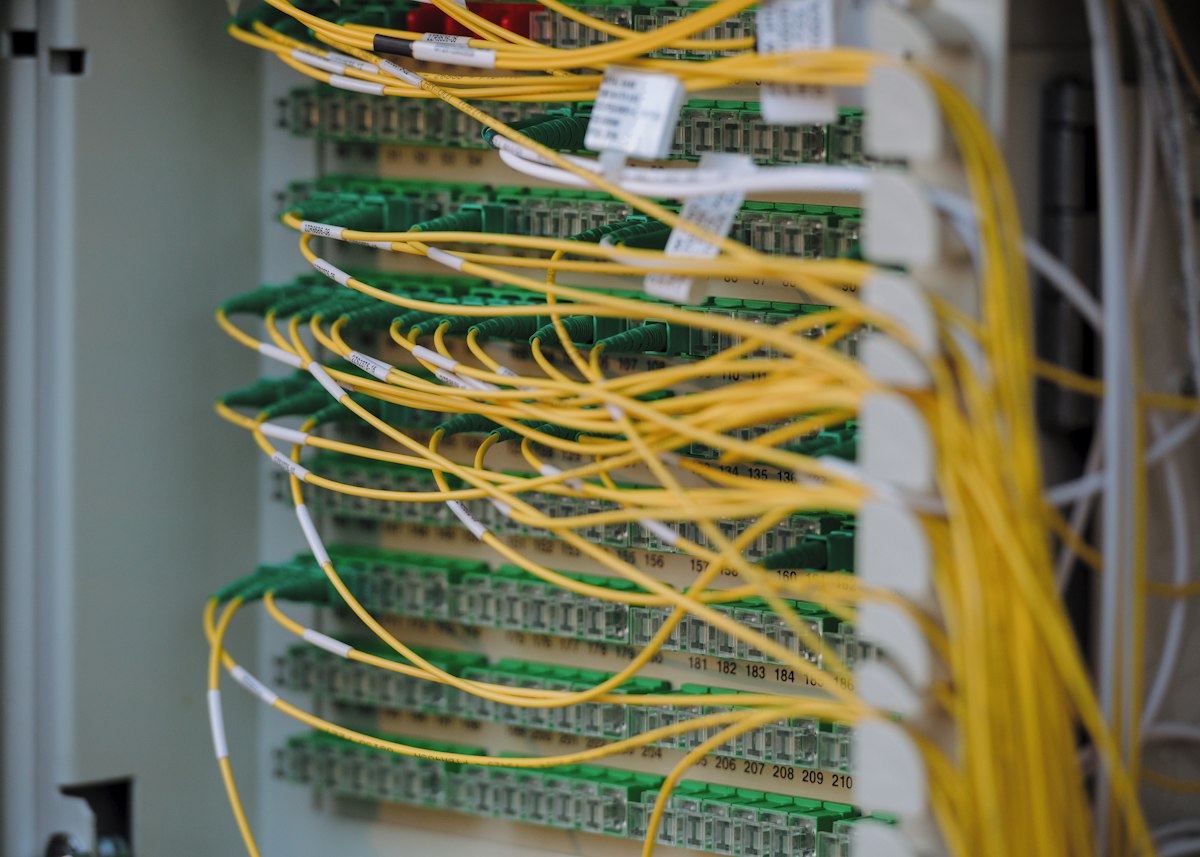 Server room network infrastructure